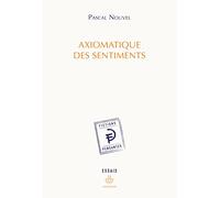 Axiomatique des sentiments