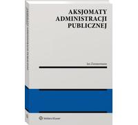 Axiomes de l'administration publique Jan Aleksander Zimmermann (Buch auf Polnisch)