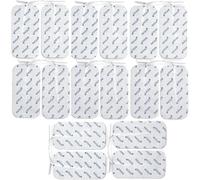 axion® 16 électrodes pour électrostimulateur TENS EMS 10x5 cm. Broche 2 mm | Électrodes TENS EMS autocollantes et réutilisables | Excellente adhérence et conductivité | Dispositif médical certifié
