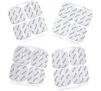 axion® 16 électrodes pour électrostimulateur TENS EMS 4x4 cm | Broche 2 mm | Électrodes TENS EMS autocollantes et réutilisables | Excellente adhérence et conductivité | Dispositif médical certifié