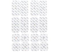 axion® 16 électrodes TENS EMS I Connecteur bouton-pression 3,5 mm | Patchs mixtes compatibles avec les électrostimulateurs Beurer et Sanitas | Recharges auto-adhésives | Certification médicale