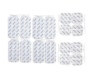 axion® 16 Pads TENS EMS 5x5 & 10x5 cm | Électrostimulateur | Broche 2 mm | Électrodes pour électrostimulateur TENS EMS. Autocollantes, réutilisables. Excellente adhérence. Dispositif médical