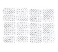 axion® 20 électrodes TENS EMS 10x5 cm I Connecteur bouton pression 3,5 mm | Patchs compatibles avec les électrostimulateurs Beurer et Sanitas | Recharges auto-adhésives | Certification médicale