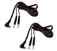 axion® | 2x Câbles de connexion TENS/EMS avec fiche de 2 mm | Câbles de rechange pour appareils TENS et stimulateurs EMS - Longueur : 120 cm
