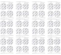 axion® 48 électrodes TENS EMS 4 x 4 cm I Connecteur pin 2 mm | Patches compatibles avec électrostimulateurs TENS/EMS I Réutilisables et autocollantes I Accessoire pour dispositif médical