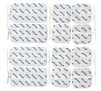 axion Electrodes Compatible avec Sport ELEC - 4 électrodes 10x5 cm + 8 électrodes 5x5 cm - Patch pour Les electrostimulateurs Sport-ELEC équipés d'un Fil de 2 mm - Pads TENS EMS