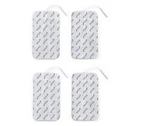 axion Electrodes compatibles electrostimulateurs TENS EMS - Set de 4 électrodes Pads Contre la Cellulite et la Peau d’Orange - Connexion à Fil 2 mm - Patch pour electrostimulation TENS et EMS