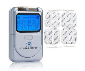 axion Électrostimulateur Analgésique TENS STIM-Pro Comfort Appareil à Courants d’Électrostimulation pour Traiter et Soulager la Douleur
