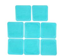 axion Lot de 8 coussinets en gel 4,5 x 4,5 cm pour thérapie de la douleur TENS et entraîneur EMS - Auto-adhésifs, doux pour la peau, réutilisables - Compatible avec Beurer EM59/EM89 et plus encore