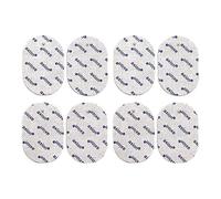 axion® Lot de 8 électrodes ovales TENS EMS - compatibles avec les appareils EMS & TENS de Panasonic - électrodes autocollantes réutilisables