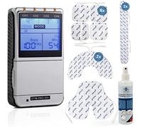 axion® STIM-PRO X9+ électrostimulateur TENS EMS I Pack spécial | TENS antidouleur, EMS musculaire, plancher pelvien et massages I électrodes spéciales + spray nettoyant