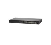 Axis 01192-002 : Commutateur Réseau Gigabit Ethernet Géré 24 RJ-45 PoE+ 370W + 2 SFP, QoS, VLAN, Serveur DHCP, Sécurité HTTPS/SNMP/SSH/SSL, 52 Gbit/s