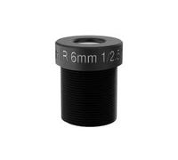 Axis 01813-001 M12 Lens, Image stabilizer, Black, F2.0, 4P, 6mm Diameter