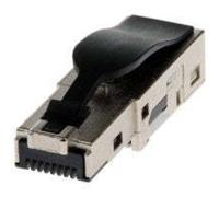 Axis 01996-001 connecteur de fils RJ-45 Noir, Métallique