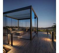 Axis - Borne & Potelet Solaire - Aluminium - Noir