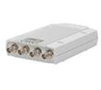 Axis Communications M7014 Encodeur vidéo 4 canaux, double diffusion H.264 et Motion JPEG, résolution D1 NTSC/PAL maximale, fréquence d'image 15 fps, PoE, prise en charge PTZ et stockage Edge