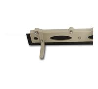 Axis Line 2X Écarteur Photovoltaïque 75 mm, Extension pour Chasse-Neige PV | Lot de 2 avec vis en acier inoxydable, plastique robuste fabriqué en Allemagne, protection précise des panneaux solaires