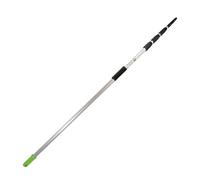 Axis Line | Barre télescopique professionnelle de 10 m | 5 tiges au choix 8/10 / 12/14 / 16 m | Édition professionnelle avec pierre coulissante + protection antidérapante | Nettoyage des vitres des