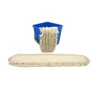 Axis Line Housse de serpillière Easy Tufting 40 cm 80 % coton | Pour support rabattable en métal