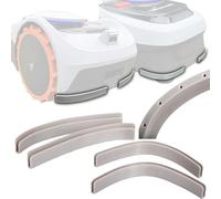 Axis Line Lot de 4 protections de bords gris, noir ou orange compatibles avec les tondeuses à gazon Segway Navimow i105e & i108e - Protection Bumper Tuning - Facile à installer, pas de collage - Trous