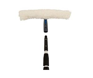 Axis Line Raclette de Fenêtre 35 cm - Lave-vitre 2 en 1 avec Manche