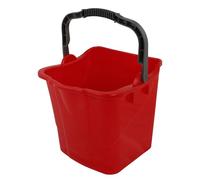 Axis Line Seau Rectangulaire 25L Rouge - Seau de Nettoyage Professionnel