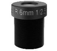 AXIS - Objectif CCTV - 1/2" - montage M12 - 6 mm - f/2.0 (pack de 4) - pour AXIS Q6010-E, Q6100-E 50 Hz G