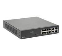 Axis T8508 PoE+ Network Switch - Commutateur - Géré - 8 x 10/100/1000 (PoE+) + 2 x SFP Gigabit combo (liaison montante) - de bureau, Montable sur rack - PoE+ (130 W) - pour AXIS A1610, C1410, D3110, M