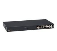 Axis T8516 - Commutateur - Géré - 16 x 10/100/1000 (PoE+) + 2 x 10/100/1000/SFP - de bureau Montable sur rack - PoE+ (240 W) - pour AXIS A1610 C1410 D3110 M3067 P1385 P1455 W400; Camera Station S1216