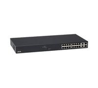 Axis T8516 - Commutateur - Géré - 16 x 10/100/1000 (PoE+) + 2 x 10/100/1000/SFP - de bureau, Montable sur rack - PoE+ (240 W) - pour AXIS A1610,
