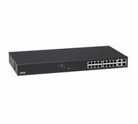 Axis T8516 - Commutateur - Géré - 16 x 10/100/1000 (PoE+) + 2 x SFP Gigabit combiné - de bureau, Montable sur rack - PoE+ (240 W) - pour AXIS A1610, C1410, D3110, M3067, M3068, P1385, P1455, W400; Cam