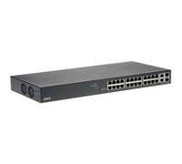 Axis T8524 PoE+ Network Switch - Commutateur - Géré - 24 x 10/100/1000 (PoE+) + 2 x SFP Gigabit combo (liaison montante) - de bureau, Montable sur rack - PoE+ (370 W) - pour AXIS A1610, C1410, D3110, 