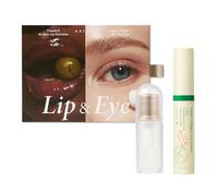 AXIS-Y Coffret Lèvres Et Yeux Huile À Lèvres Vita Glow, Sérum Yeux Au Collagène Végétalien Et À L'Olive Rêveuse Édition Limitée, Duo Hydra Barrier Pour Lèvres Et Yeux Clair