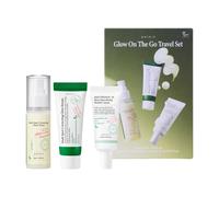AXIS-Y Glow On The Go Kit de Voyage - Tonique Éclat Correcteur de Taches 50 ml + Sérum Éclat Correcteur de Taches 20 ml + Crème Éclat Lissante à la Panthénol 10 20 ml