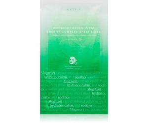 AXIS-Y Mugwort Green Vital Energy Complex Sheet Mask masque tissu hydratant et apaisant 27 ml