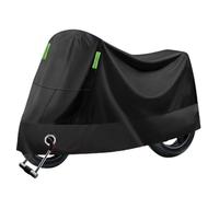 AXIYUE Housse Moto Impermeable pour Kawasaki Ninja ZX-14 2006-2024,Housse Protection pour Moto,Housse Moto Exterieur,Bache Moto Exterieur Etanche avec Trous De Serrure,Black