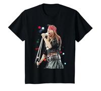 Axl Rose au Concert Hommage à Freddie Mercury à Wembley 1992 T-Shirt, Enfant, Noir, 8 Ans