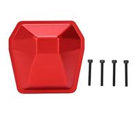 Axle Diff Cover for SCX6 AXI05000, Aluminum Alloy Differential Cover, High Strength Upgrade Accessory with Heat Dissipation for 1/6 RC Crawler Car, Replacement Part for Enhan (Rouge)