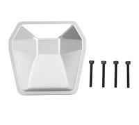 Axle Diff Cover for SCX6 AXI05000, Aluminum Alloy Differential Cover, High Strength Upgrade Accessory with Heat Dissipation for 1/6 RC Crawler Car, Replacement Part for Enhan (Argent)