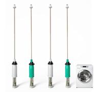 AxleyHub Lot de 4 tiges de suspension pour rondelle GE GTWN3000M1WS, GTWN4250M1WS, Hotpoint VVSR1070DCWW, WH16X10141, WH16X10057, 2310015, AP5607528, PS3511633, EAP333. 51163 3, 1089338
