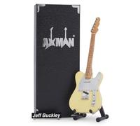 AXMAN Jeff Buckley Miniature Guitar Replica - Cadeaux de Musique - Échelle 1/4 ornementale Faite à la Main - Boîte d’Affichage