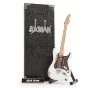 AXMAN Mick Mars - Réplique de Guitare Miniature - Cadeaux de Musique - Ornement Fait à la Main