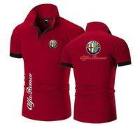 AXOEECF Sweat Capuche, pour Alfa Romeo, Tee-Shirt, Manches Courtes, Chemises D'entraînement, Courtes vêtements,OneColor-M