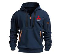 AXOEECF Sweat Capuche, pour Mitsubishi, Tee-Shirt, Manches Courtes, Chemises D'entraînement, Courtes vêtements,OneColor-M