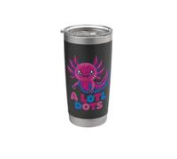 Axolotl A Lotl Dots, point amusant Gobelet isotherme en acier inoxydable double paroi