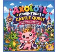 Axolotl Adventures: Castle Quest: A Magical Journey Through Castles, Friendship, and Brave Little Heroes for Ages 3-7| Axolotl Storybook| Animal ... Storybook| Bedtime Story| Dragon| Castles