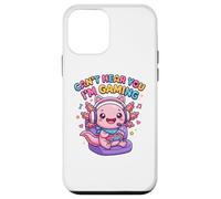 Axolotl Amphibian Gamer, Gaming Can't Hear You I'm Gaming Coque pour iPhone 12 Mini