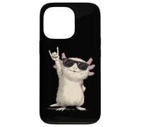 Axolotl avec Lunettes de Soleil Rock on Fun Coque pour iPhone 13 Pro