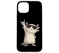 Axolotl avec Lunettes de Soleil Rock on Fun Coque pour iPhone 15 Plus