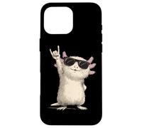 Axolotl avec Lunettes de Soleil Rock on Fun Coque pour iPhone 16 Pro Max